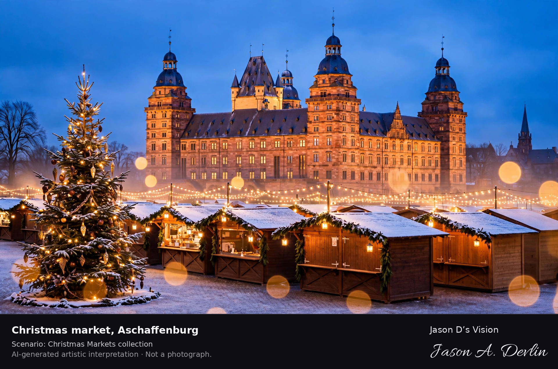 Christmas market, Aschaffenburg